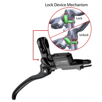 Klamka EU1.9 HD-E530 Auriga E-Tune lewa + zestaw naprawczy