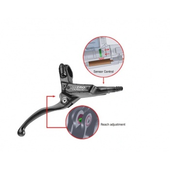 Klamka DO3.2 HD-E730 DORADO 4P LEWA