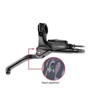 Klamka DR1.4 HD-E350 DRACO PRAWA