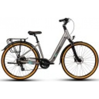 STORM E-Diamond PRO LADY1.0 SREBRNY TURKUS  504 Wh  28"/19"
